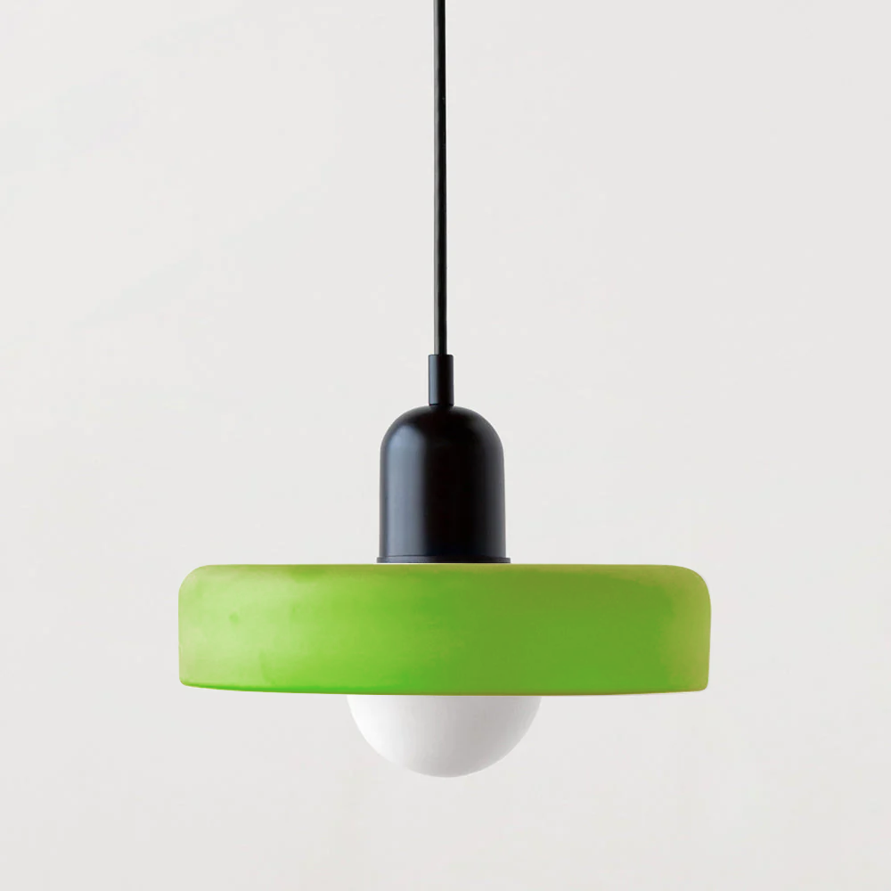 Lampa wisząca kolorowe szkło