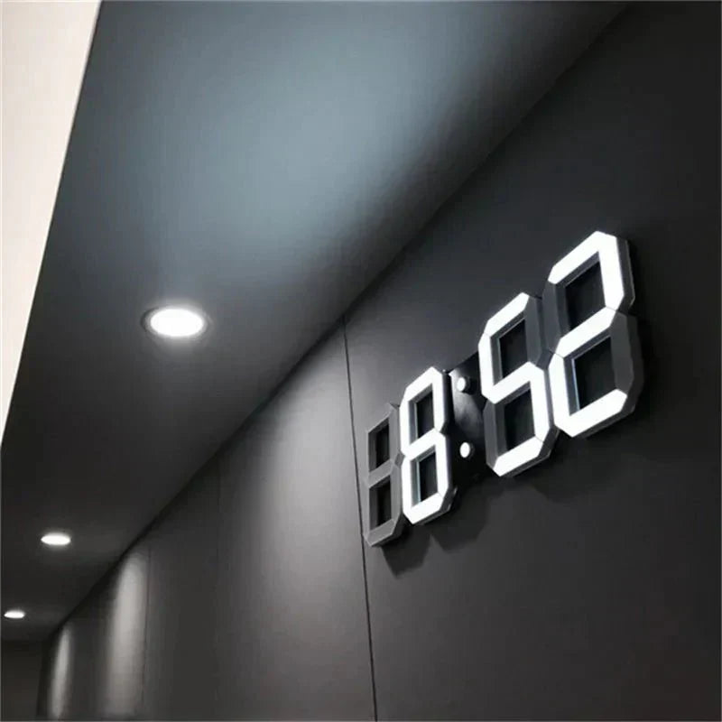 3D LED Wall or Desk Clock