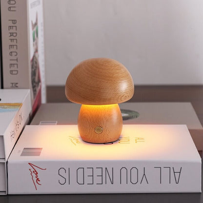Mushroom-shaped table lamp