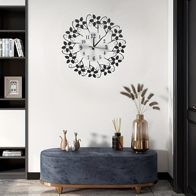 Irregular silent wall clock