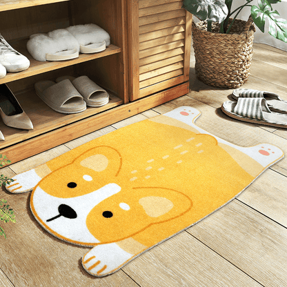 Tapis antidérapant avec des animaux