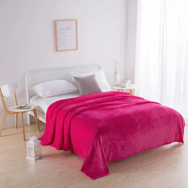 Velvet-textured blanket