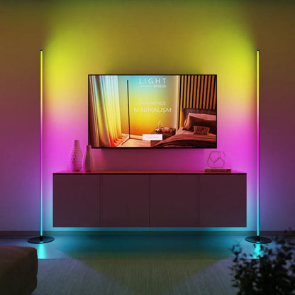 Stojací RGB lampa s dálkovým ovladačem