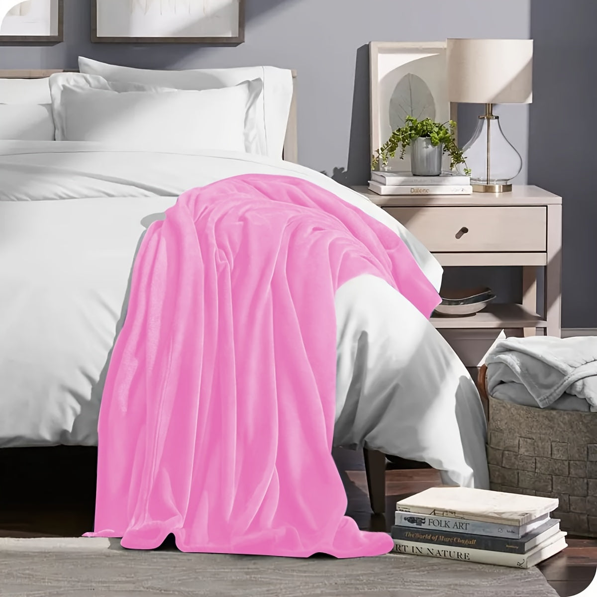 Solid-color blanket