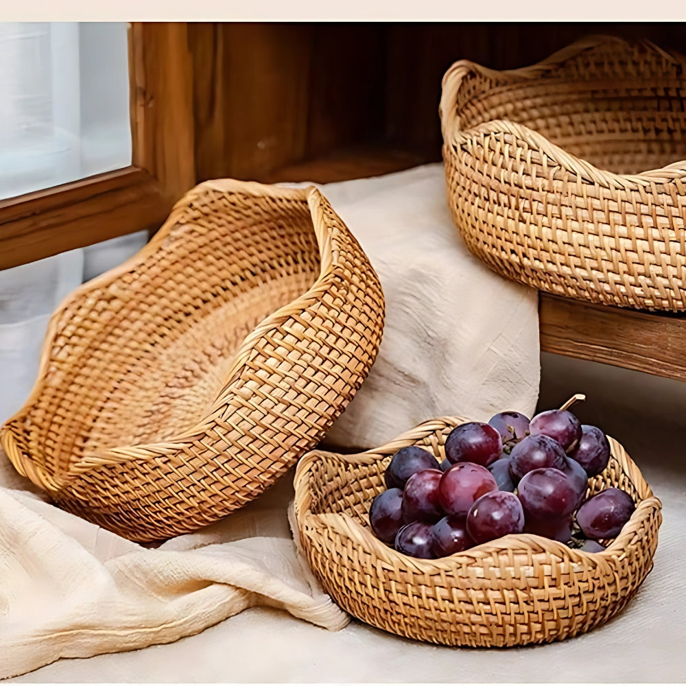 Panier tressé en osier