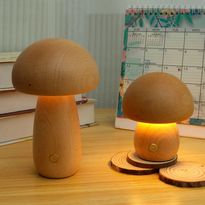 Mushroom-shaped table lamp