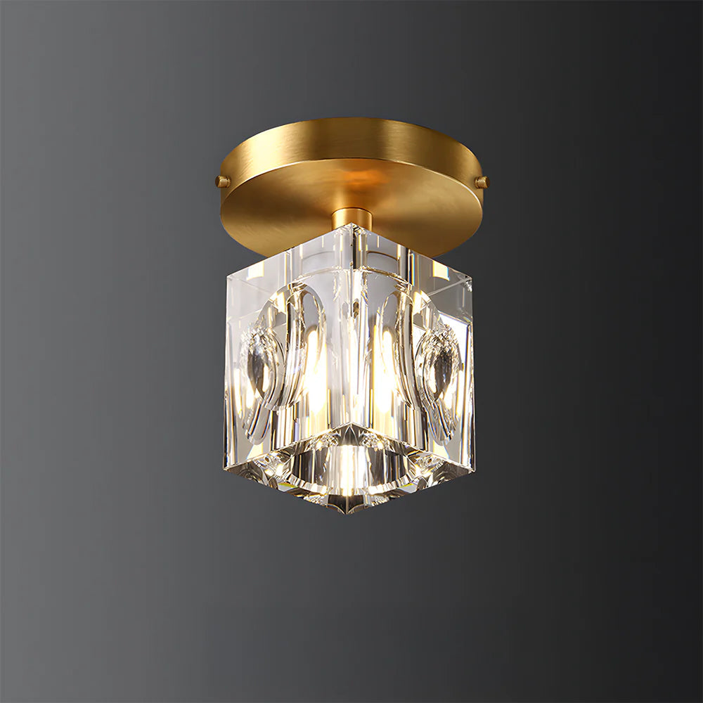 Lampa sufitowa kryształowa