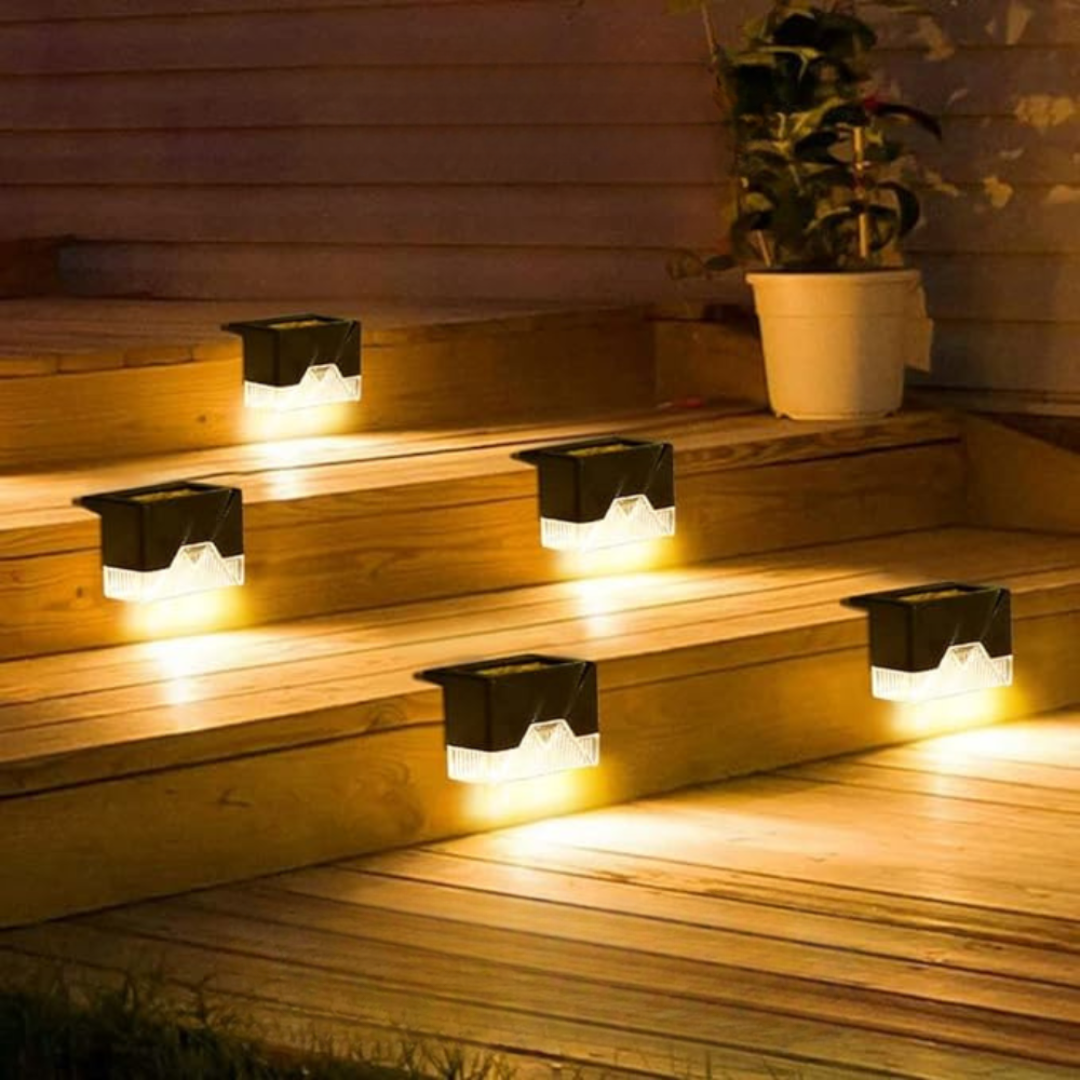 LED solar stair lights
