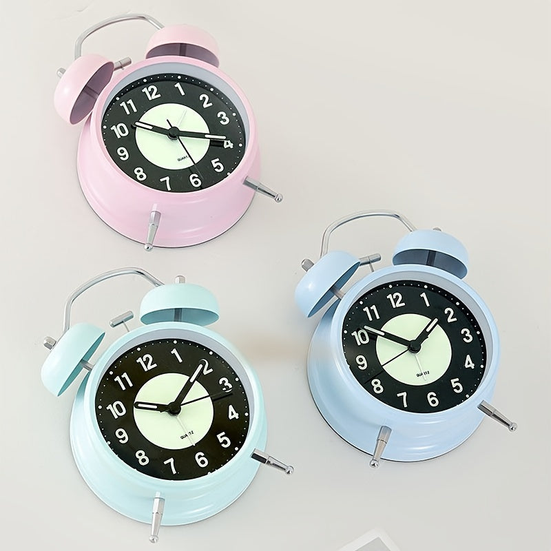 Fluorescent travel alarm clock
