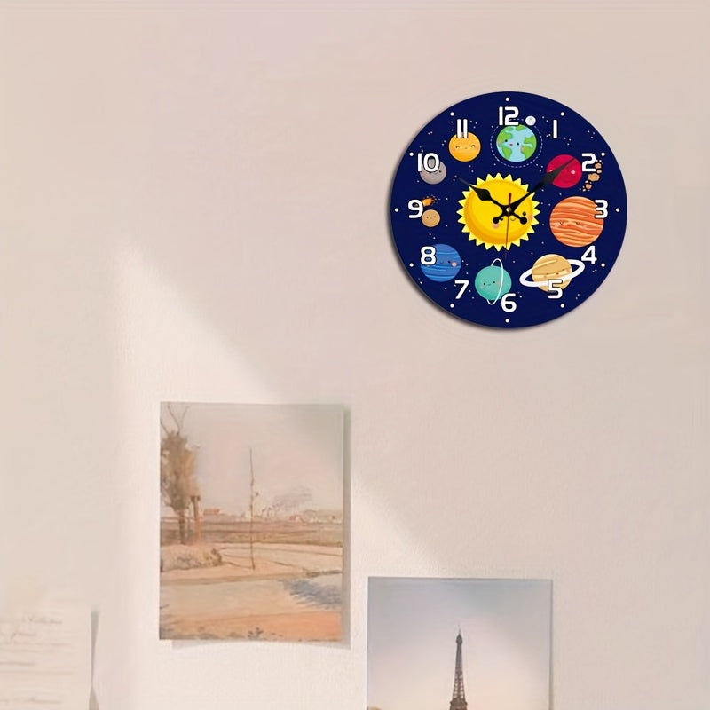 Horloge murale du système solaire