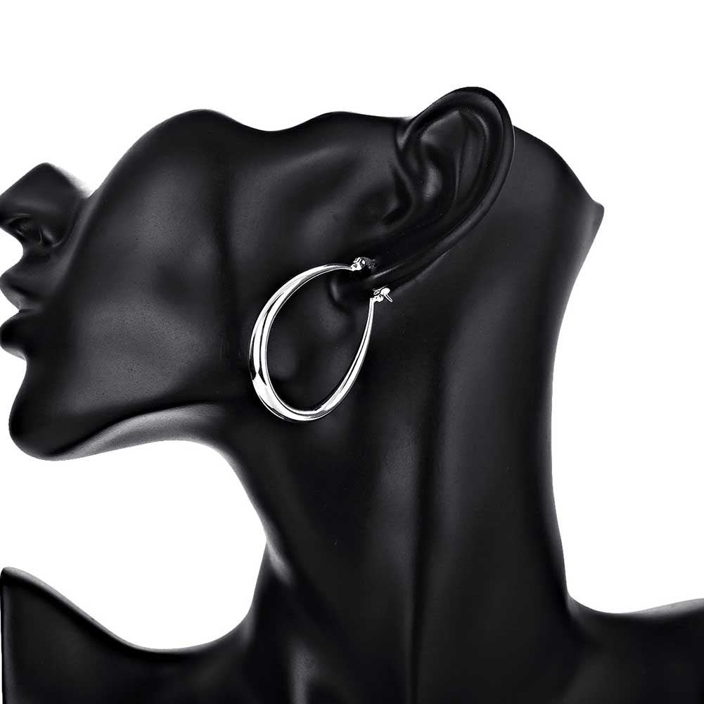 Creole hoop earrings