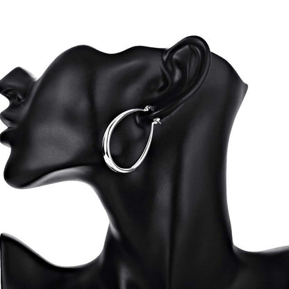 Creole hoop earrings