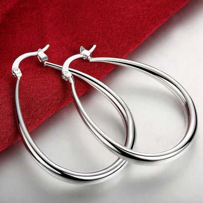 Creole hoop earrings