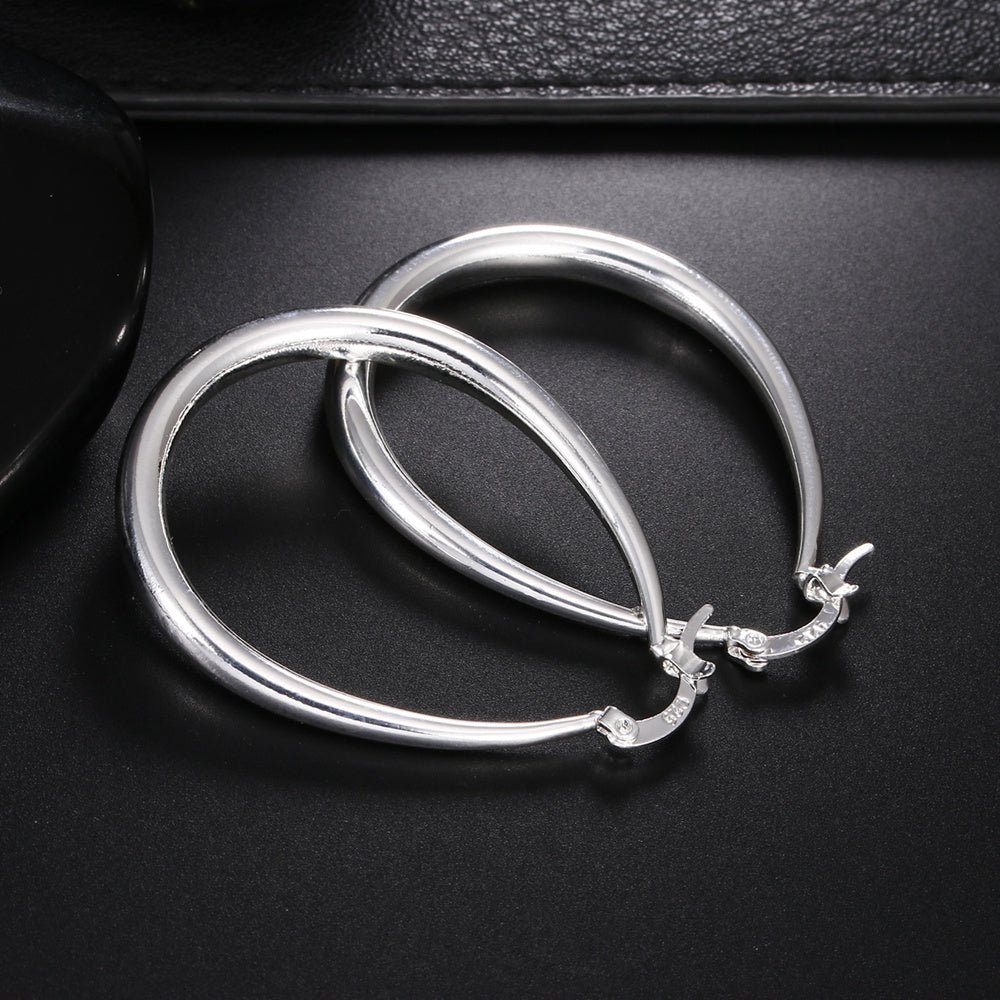 Creole hoop earrings