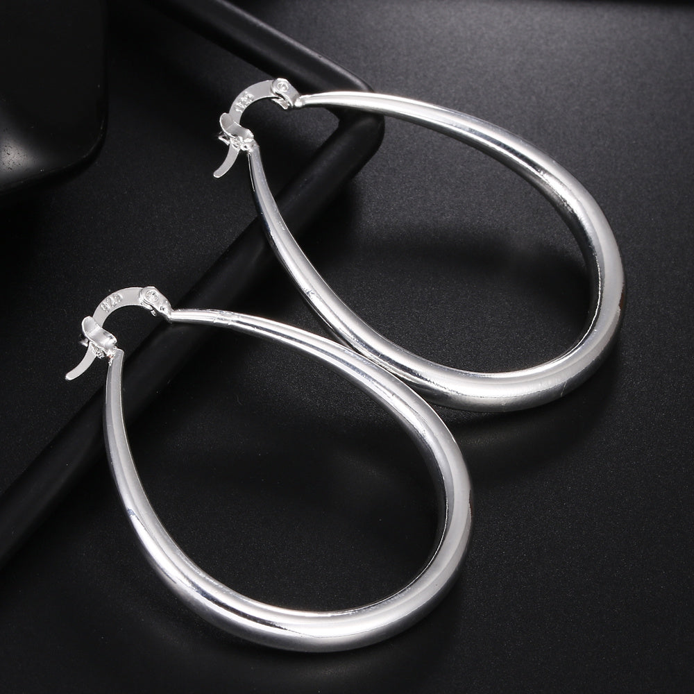Creole hoop earrings