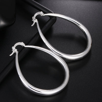 Creole hoop earrings