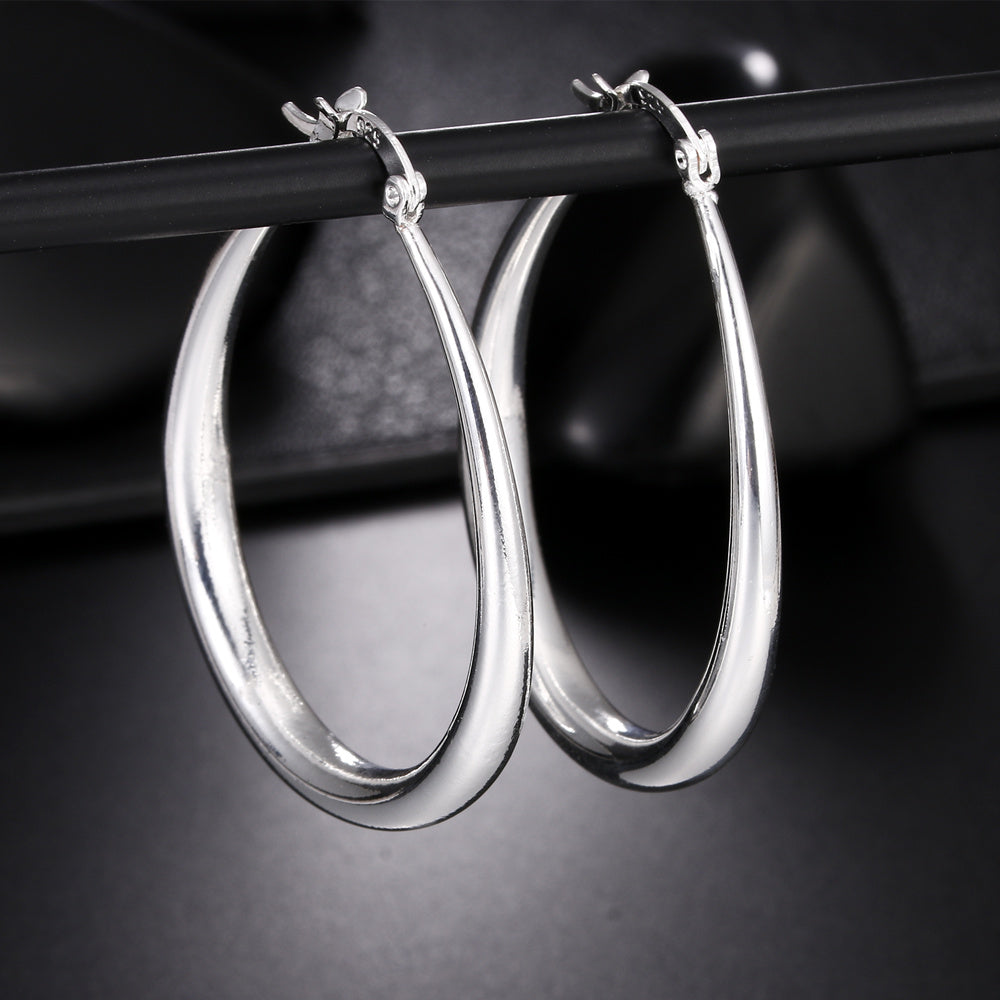 Creole hoop earrings