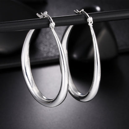 Creole hoop earrings