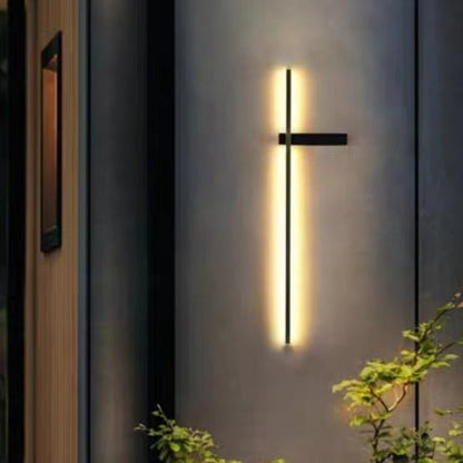 Outdoor LED wall light for the façade