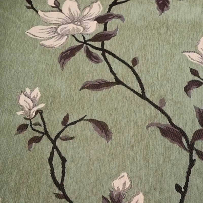 Floral throw with fringes