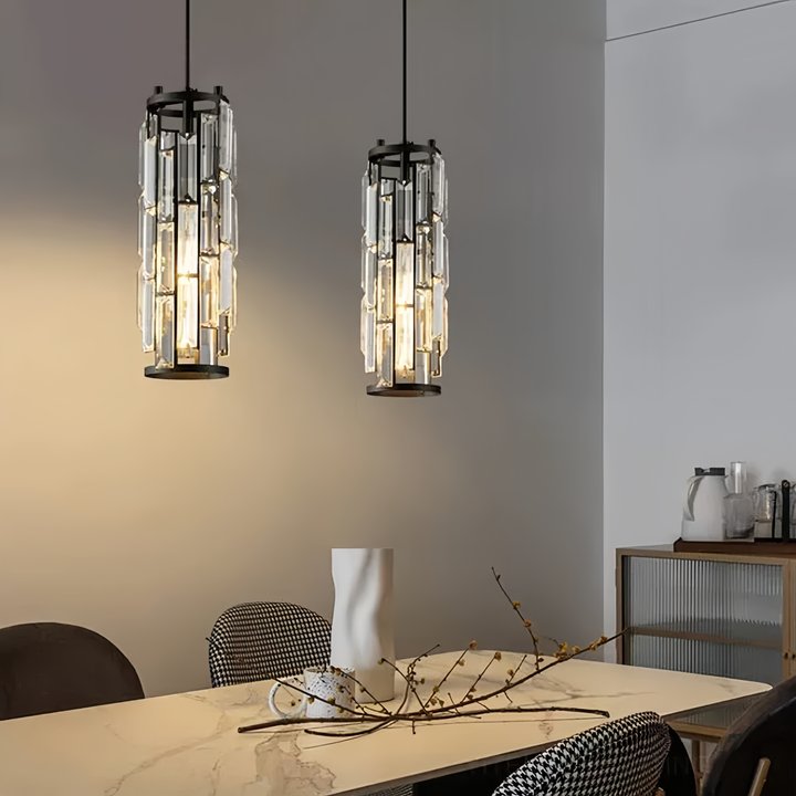 Lampe suspendue en cristal