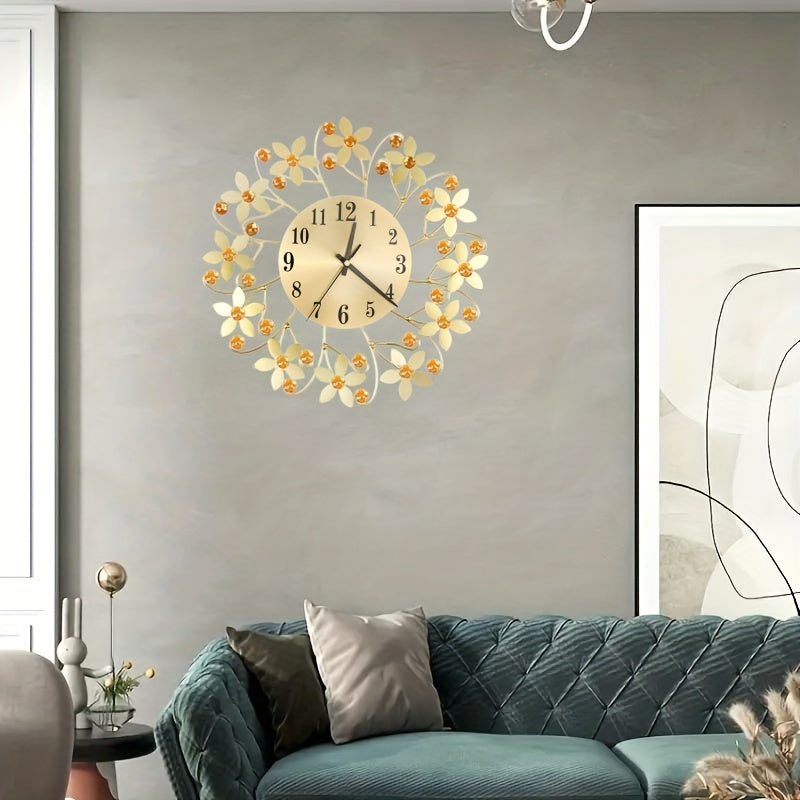 Irregular silent wall clock