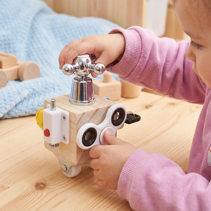 Cube sensoriel Montessori