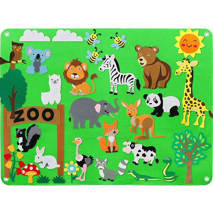 Felt educational board for children