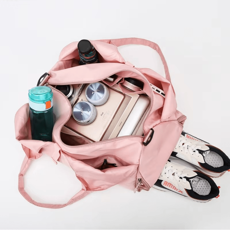 Waterproof sports bag with compartments