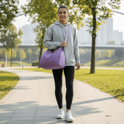 Waterproof sports bag with compartments