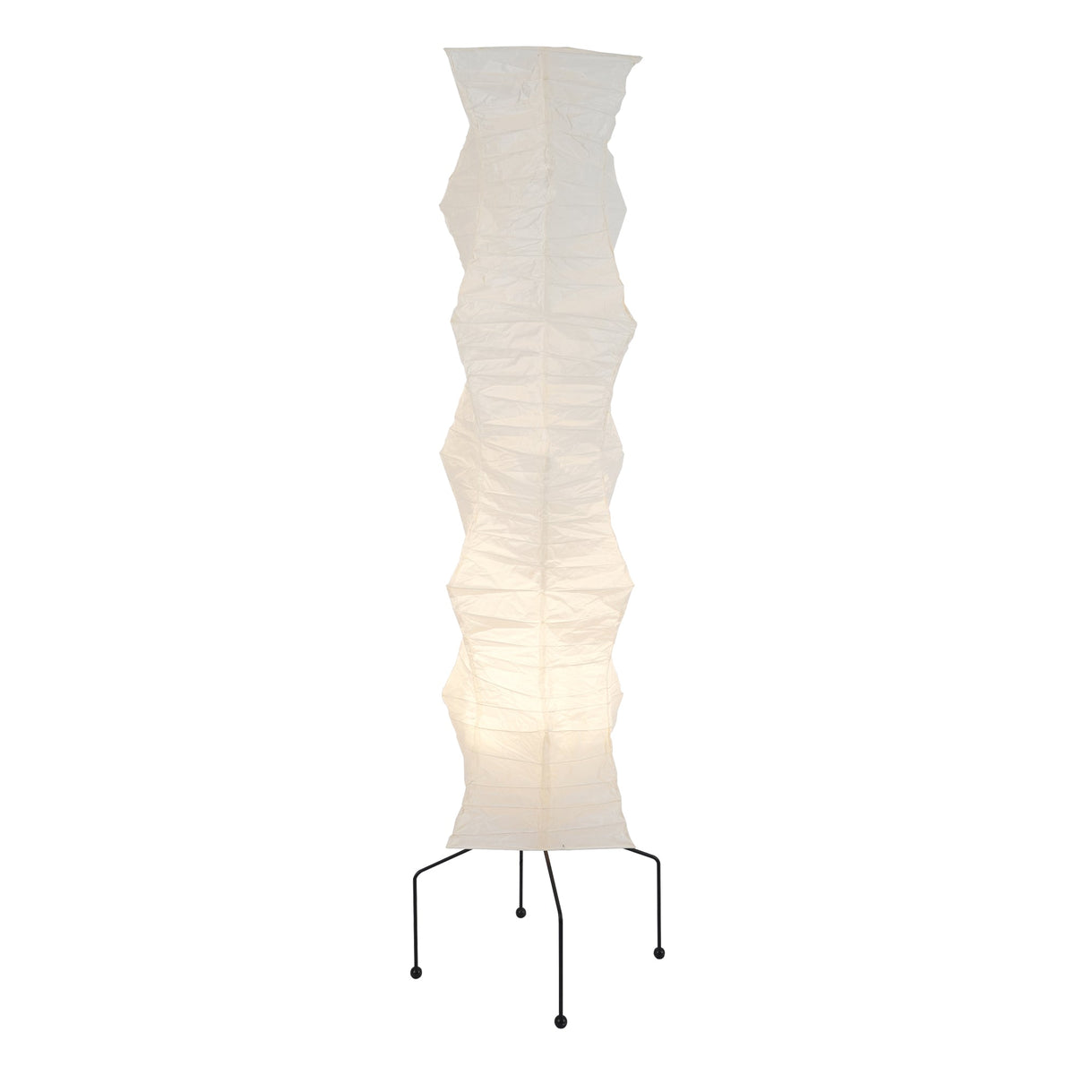 Rice paper floor lamp