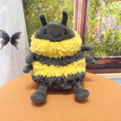 Bee plush toy, 16 cm