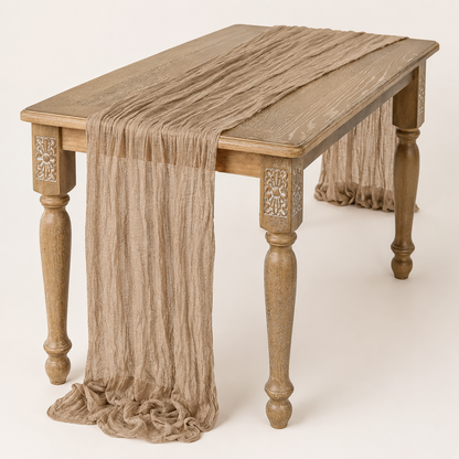 Gauze table runner
