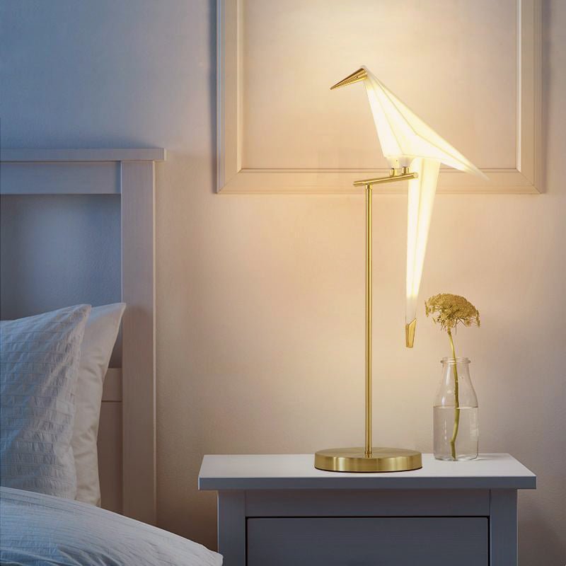 Lampe LED en forme d’oiseau à lumière chaude