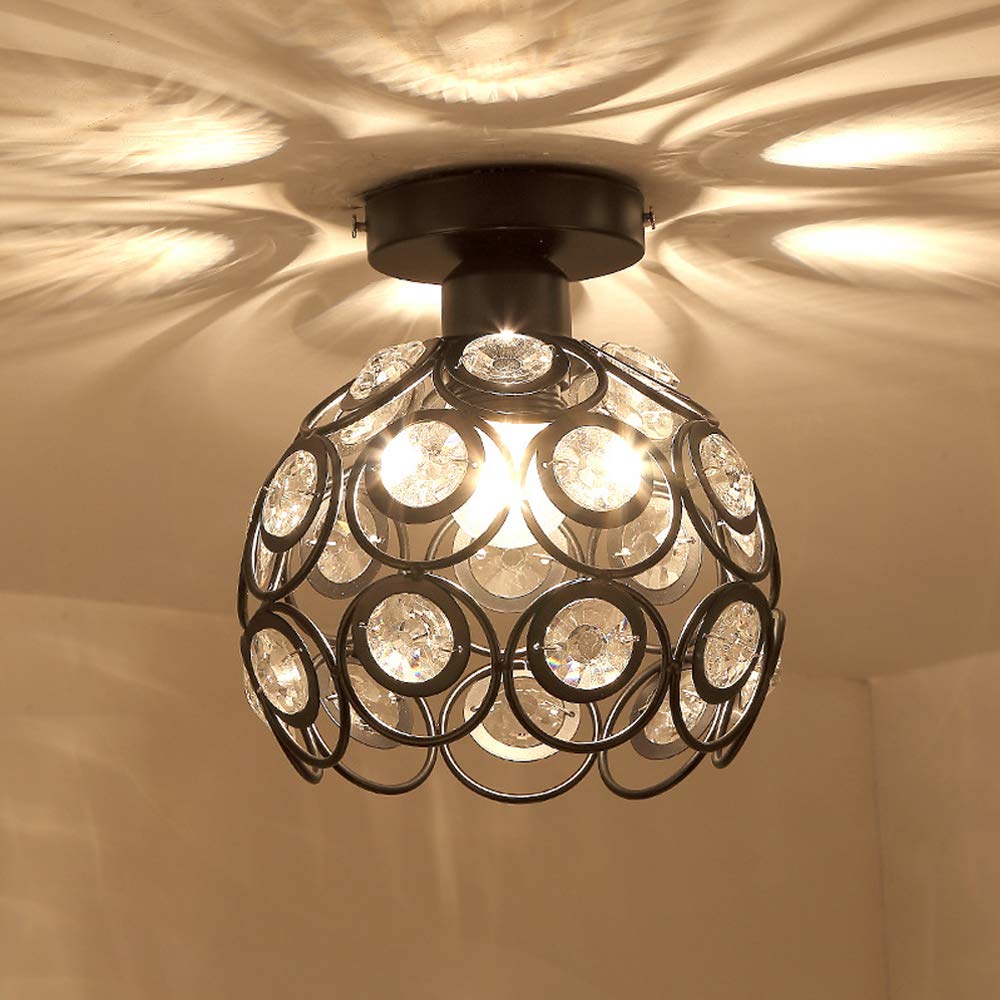 Plafonnier avec des globes en verre