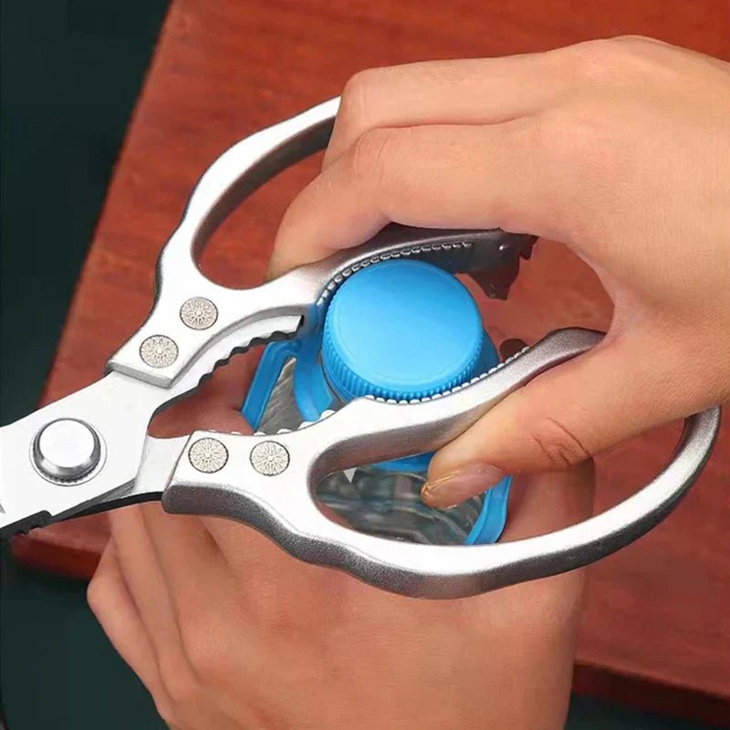 Steel kitchen scissors