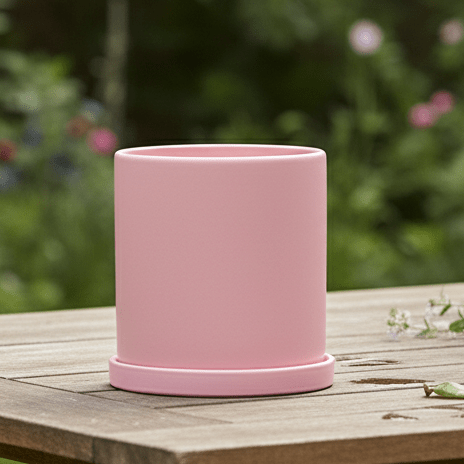 Keramický květináč s podmiskou