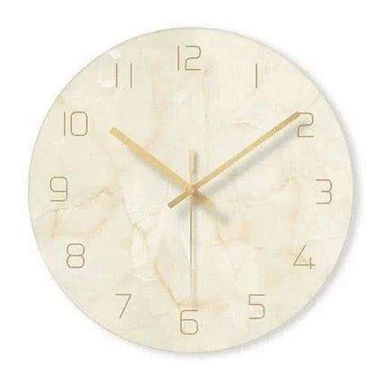 Horloge murale effet marbre