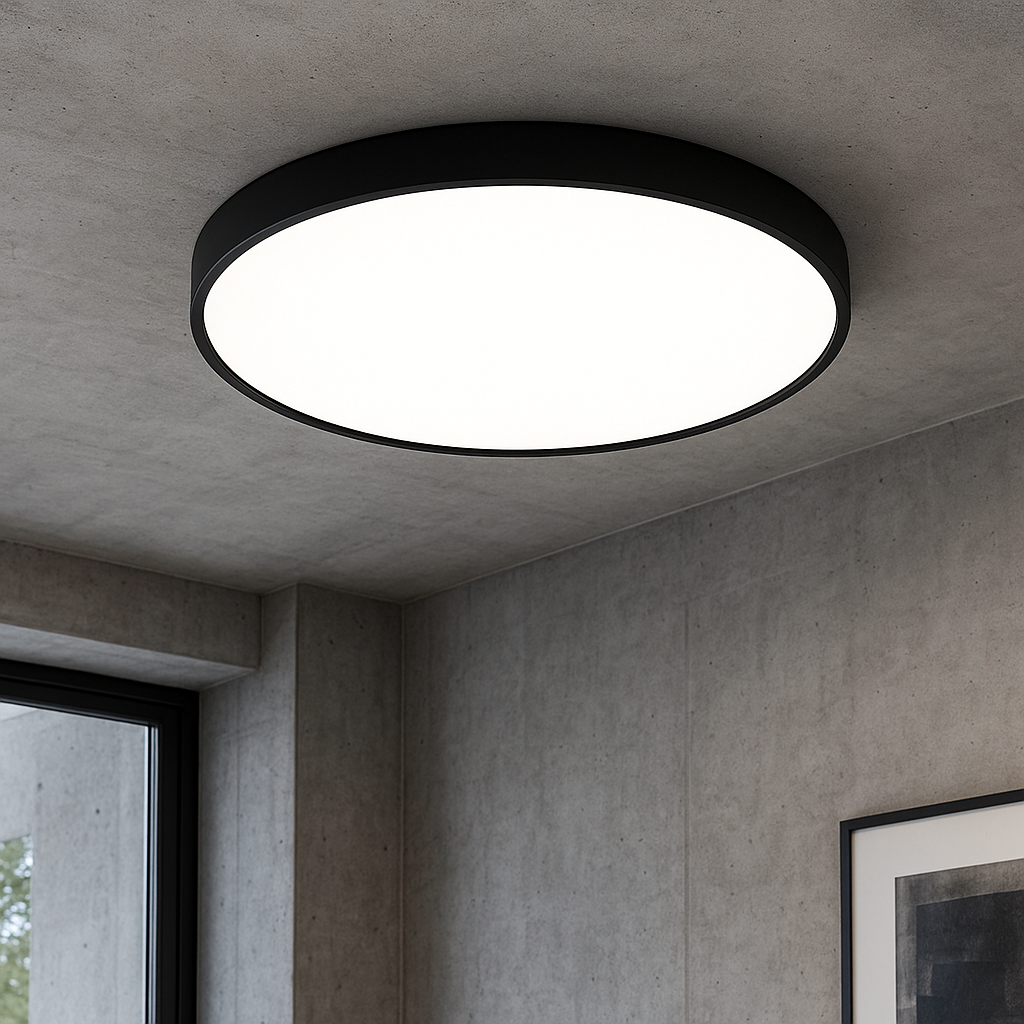 Lampe LED ronde pour plafond