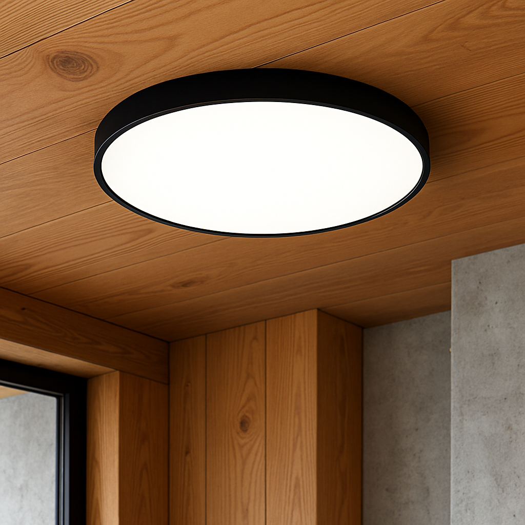 Lampe LED ronde pour plafond
