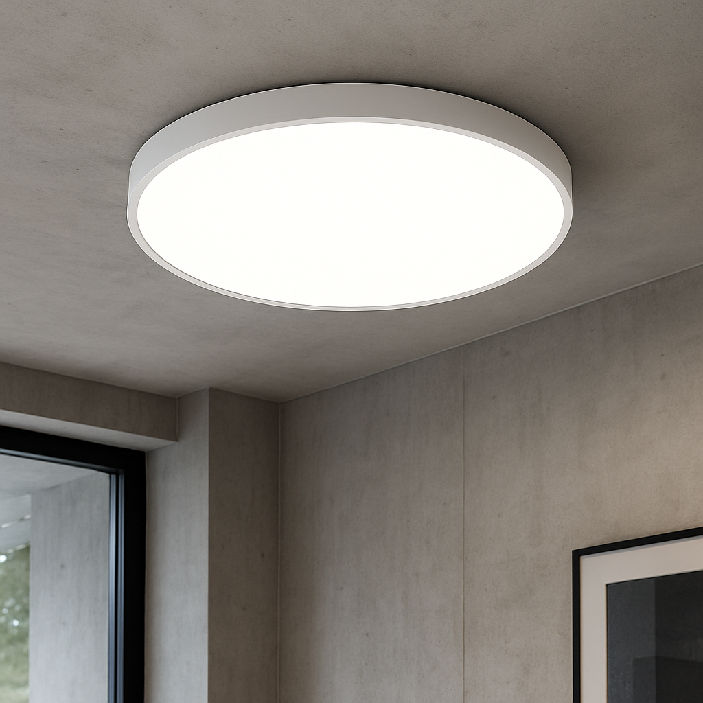Lampe LED ronde pour plafond