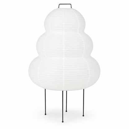 Rice paper floor lamp
