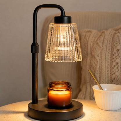 Candle warmer lamp with a timer