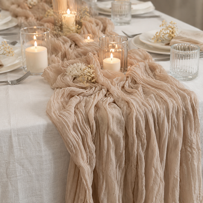 Gauze table runner