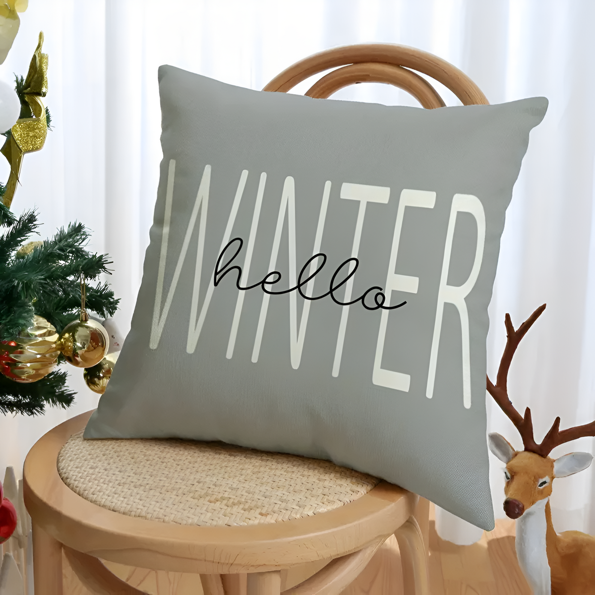 Christmas pillowcase set of 4