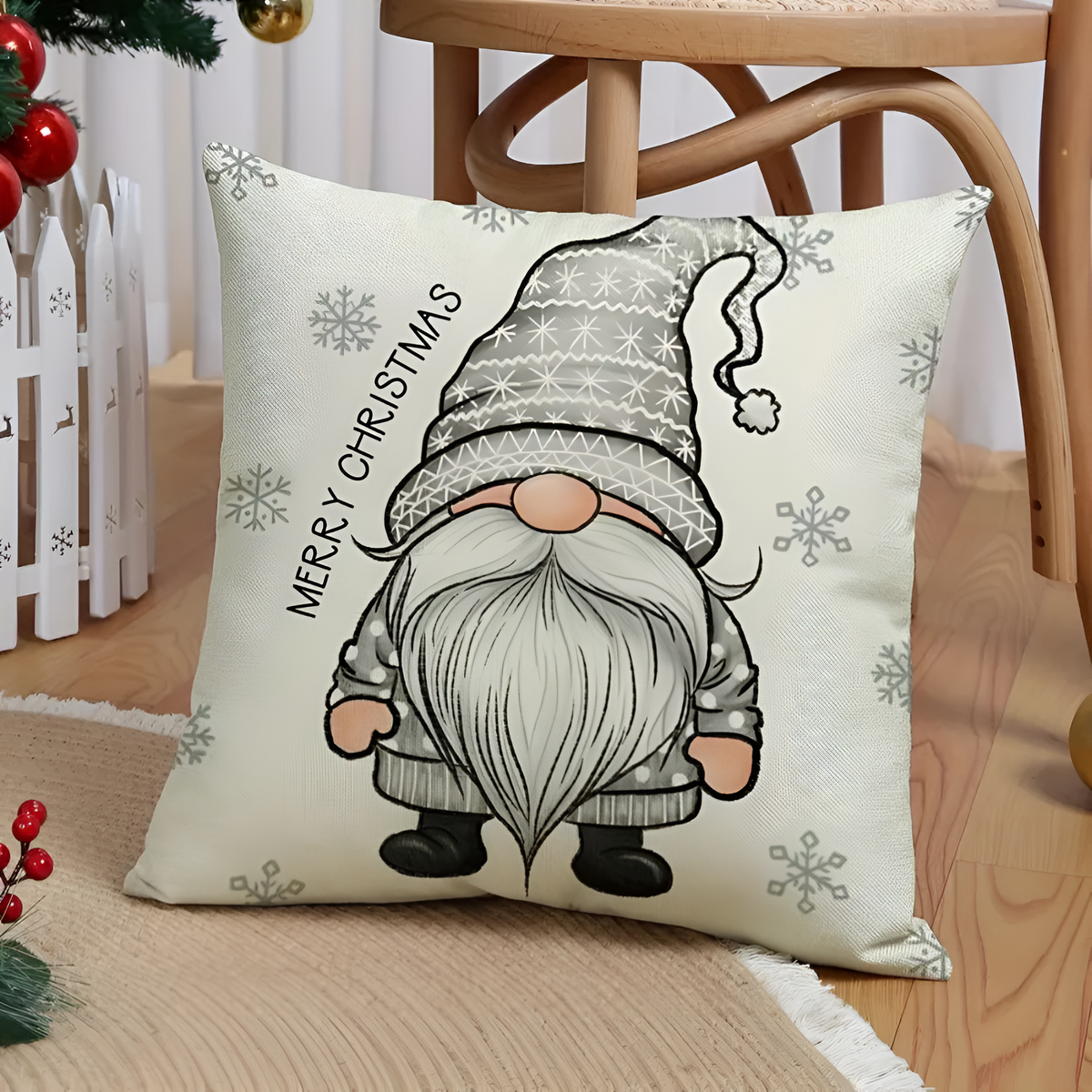 Christmas pillowcase set of 4