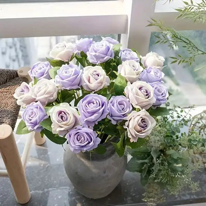 Rose artificielle en velours