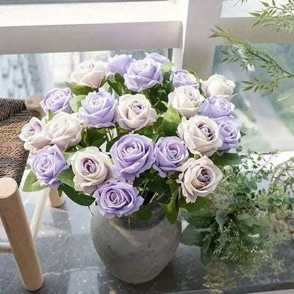 Rose artificielle en velours