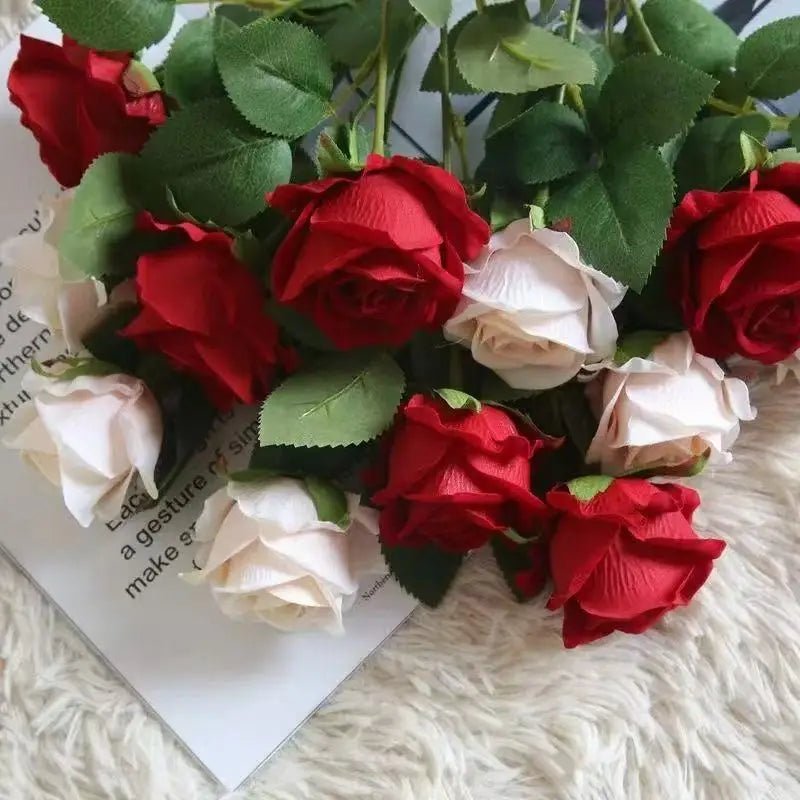 Rose artificielle en velours