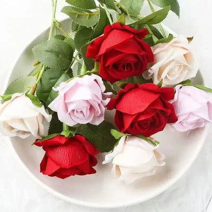 Rose artificielle en velours